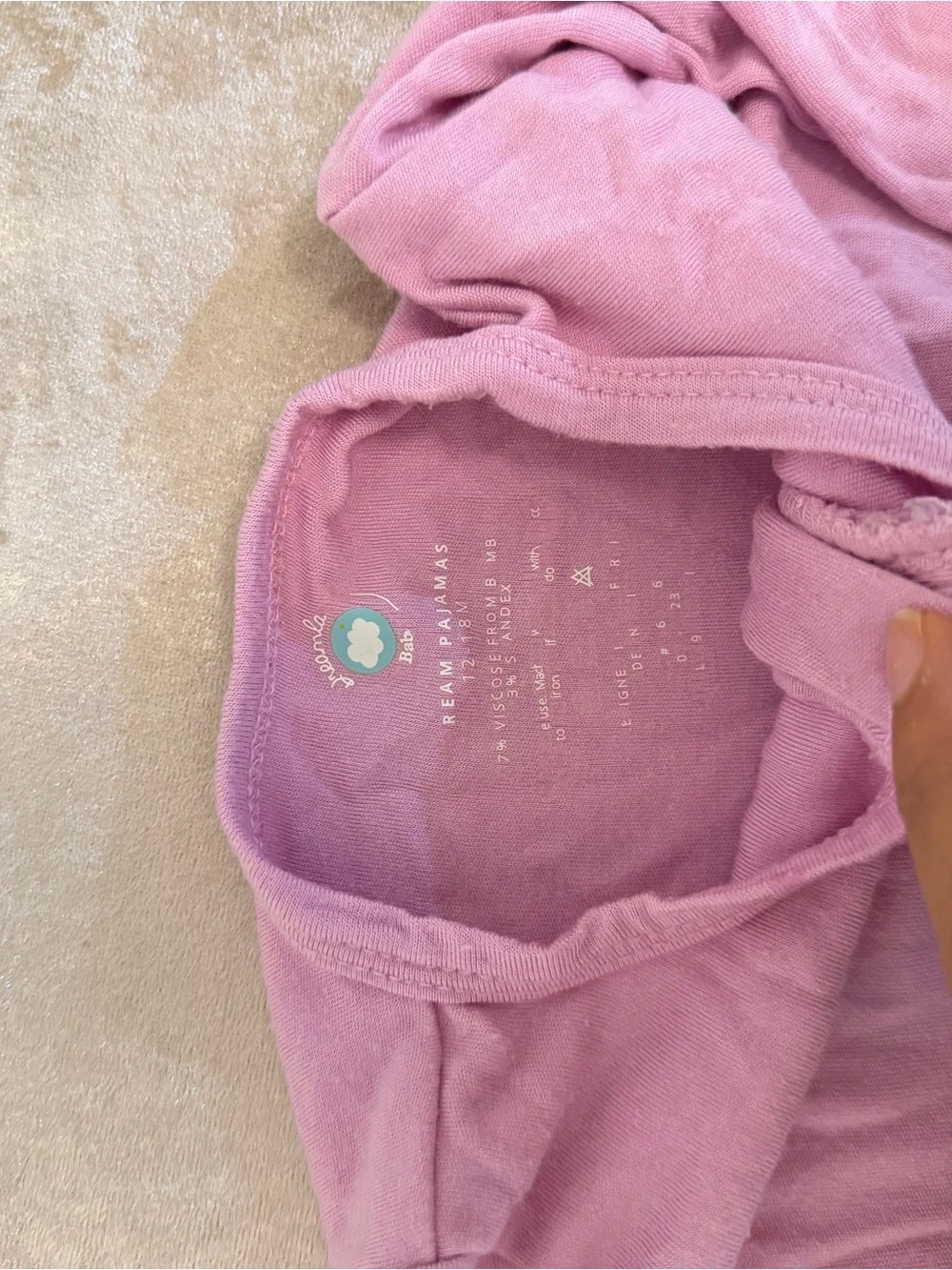 Carter's Baby Girls Pink & Lavender Zip-Front Footed One-Pieces (3-Pack)
